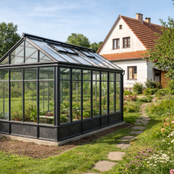 Retro-Stahlgewächshaus Alois