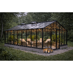 Metall-Gartengewächshaus Flora