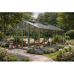 Aluminium-Gartengewächshaus...